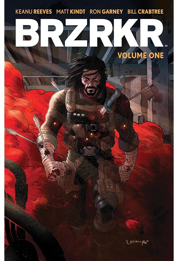 洋書 Brzrkr #3 1:100 variant BRZRKR #1 (BERZERKER)(MARK BROOKS VARIANT)(KEANU REEVES) ~ Boom